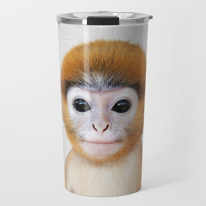 Baby Monkey - Colorful Travel Mug Gallery Image 1