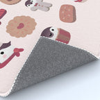 Cookie & cream & penguin - pink pattern Rug Gallery Image 4