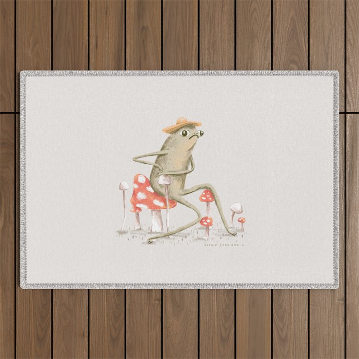 Awkward Toad Outdoor Rug Gallery Image 1