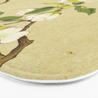 Pear blossoms and white swallow Type A: Minhwa-Korean traditional/folk art Bath Mat Gallery Image 3