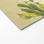 Pear blossoms and white swallow Type A: Minhwa-Korean traditional/folk art Welcome Mat Gallery Image 2
