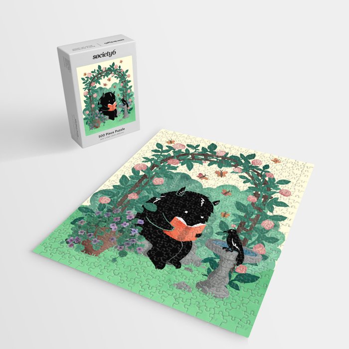 A Quiet Summer Spot (Monster Book Lover) Jigsaw Puzzle Gallery Image 2