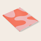 Wavy Land - Pink And Red Notebook Gallery Image 2