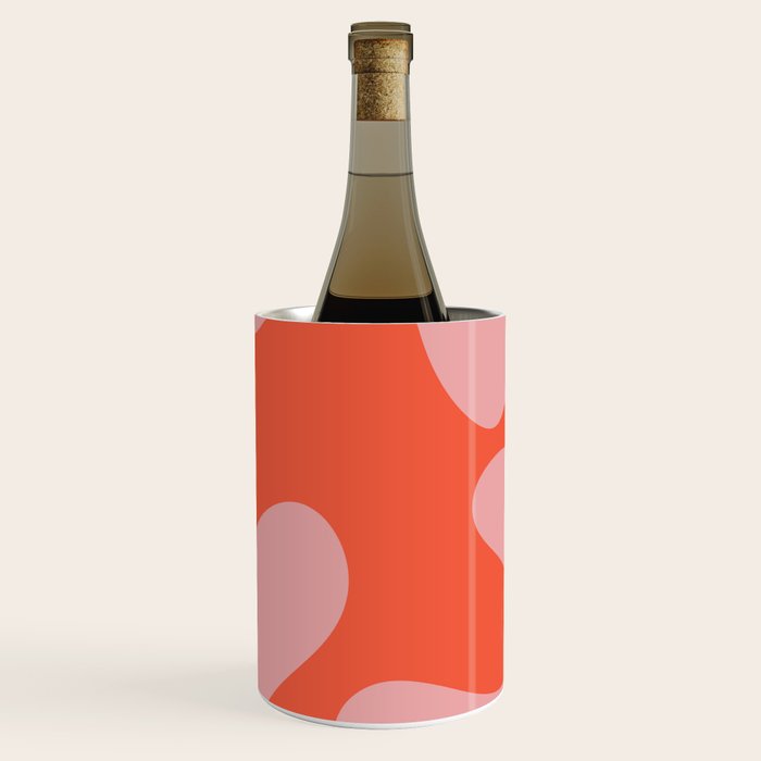 Wavy Land - Pink And Red Wine Chiller Gallery Image 1