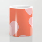 Wavy Land - Pink And Red Coffee Mug Gallery Image 4