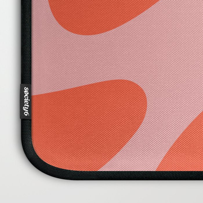 Wavy Land - Pink And Red Laptop Sleeve Gallery Image 3