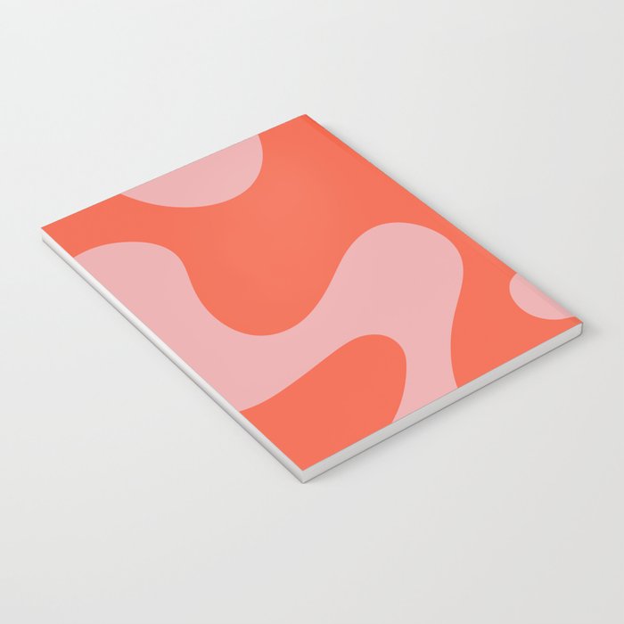 Wavy Land - Pink And Red Notebook Gallery Image 3