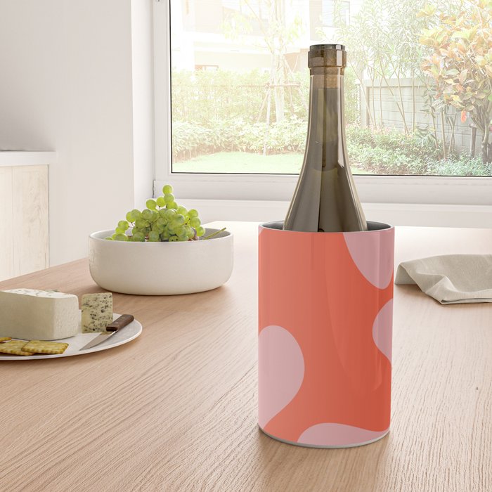 Wavy Land - Pink And Red Wine Chiller Gallery Image 4