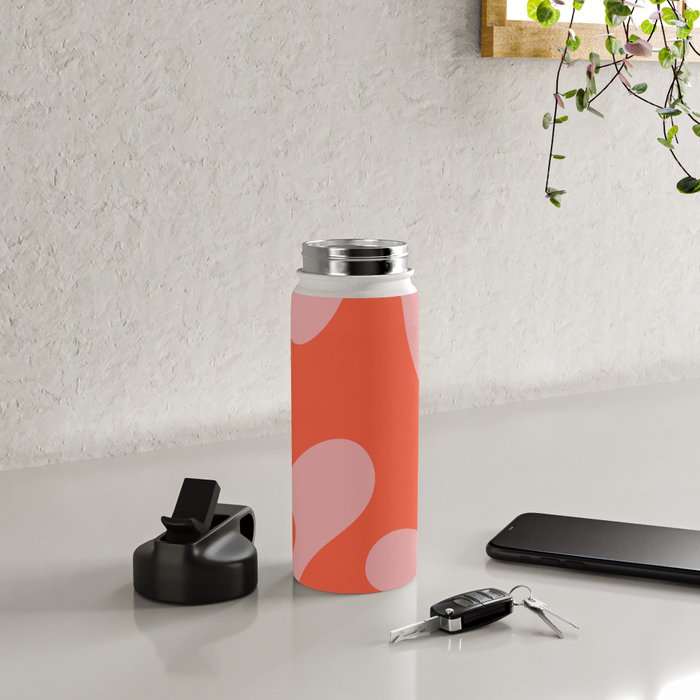 Wavy Land - Pink And Red Water Bottle Gallery Image 4