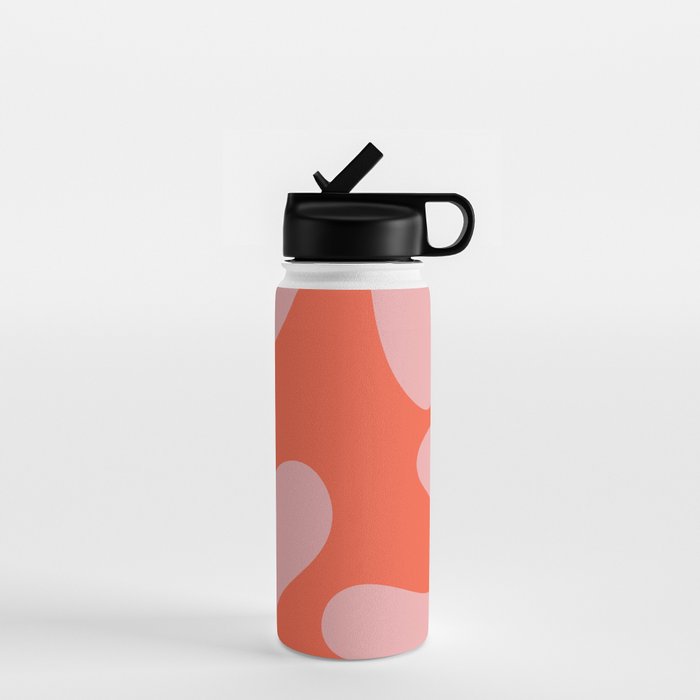 Wavy Land - Pink And Red Water Bottle Gallery Image 1