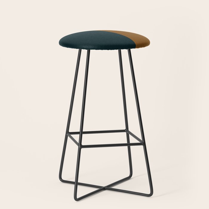 Color Block Abstract XI Stool Gallery Image 1