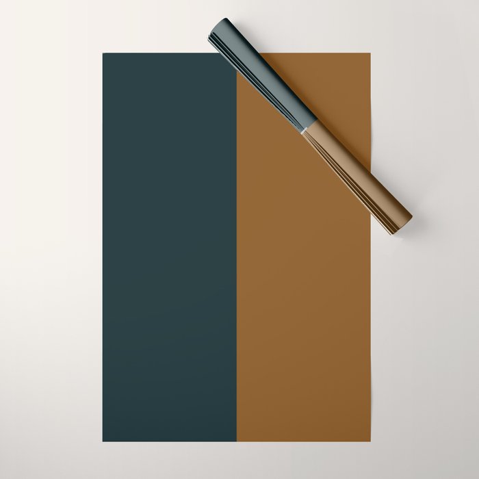 Color Block Abstract XI Wrapping Paper Gallery Image 1