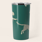 Leaping Cheetah Emerald Travel Mug Gallery Image 1