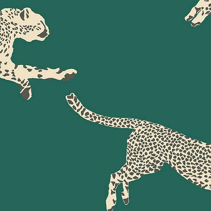 Leaping Cheetah Emerald Coffee Mug Gallery Image 2