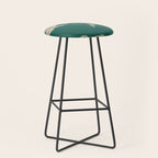 Leaping Cheetah Emerald Stool Gallery Image 1