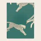 Leaping Cheetah Emerald Notebook Gallery Image 4