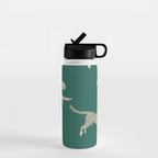 Leaping Cheetah Emerald Water Bottle Gallery Image 1