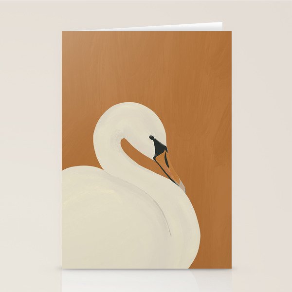 White Swan 2 Stationery Card Gallery Image 1