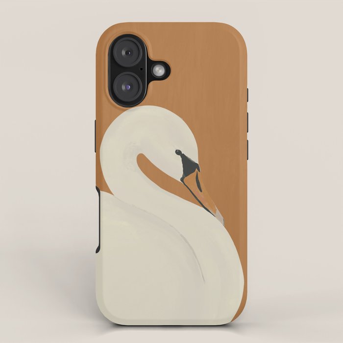 White Swan 2 iPhone Case Gallery Image 1