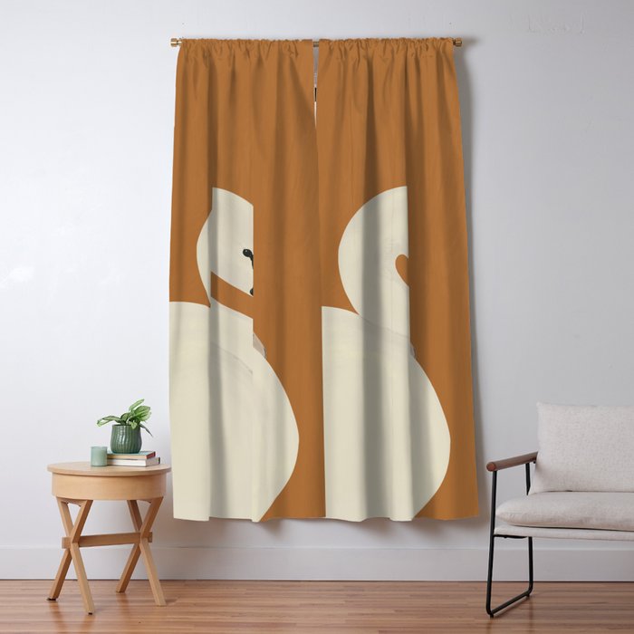 White Swan 2 Window Curtain Gallery Image 5
