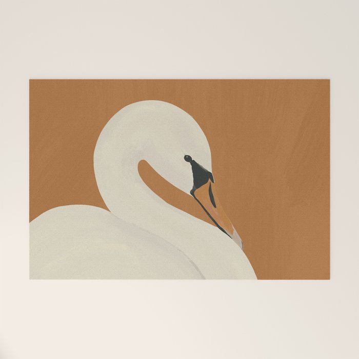 White Swan 2 Welcome Mat Gallery Image 1