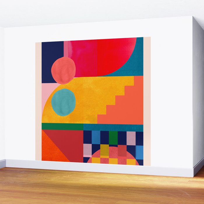 Geometric Shapes 149 Wall Mural Gallery Image 2