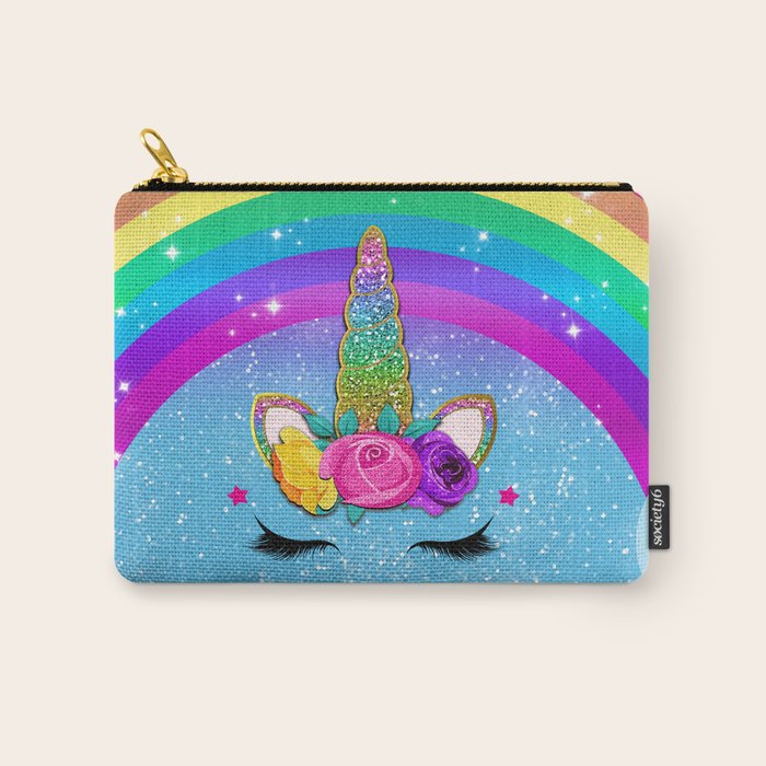 Rainbow Sparkle Unicorn Carry All Pouch Gallery Image 1