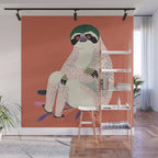 Just Slothin' Around Wall Mural Gallery Image 1
