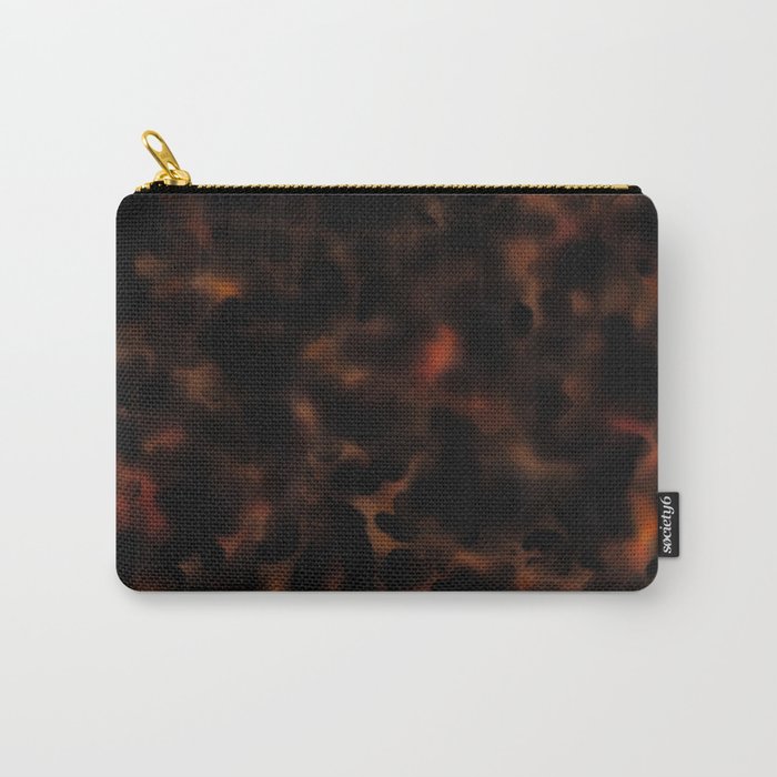 tortoise shell texture Carry All Pouch Gallery Image 1