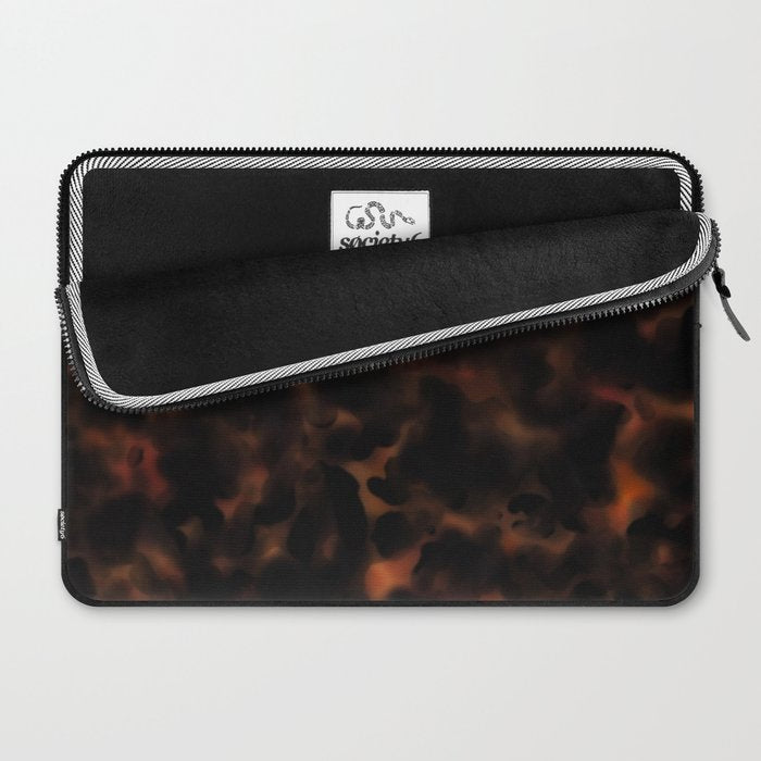 tortoise shell texture Laptop Sleeve Gallery Image 2