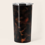 tortoise shell texture Travel Mug Gallery Image 1