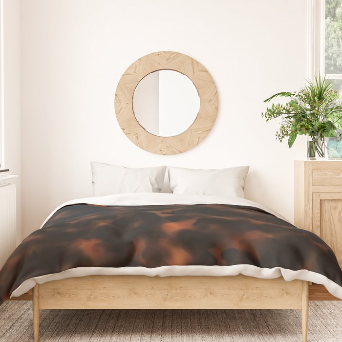 tortoise shell texture Duvet Cover Gallery Image 3