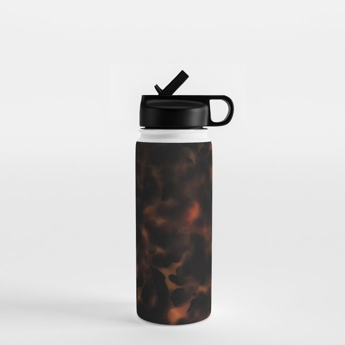 tortoise shell texture Water Bottle Gallery Image 1