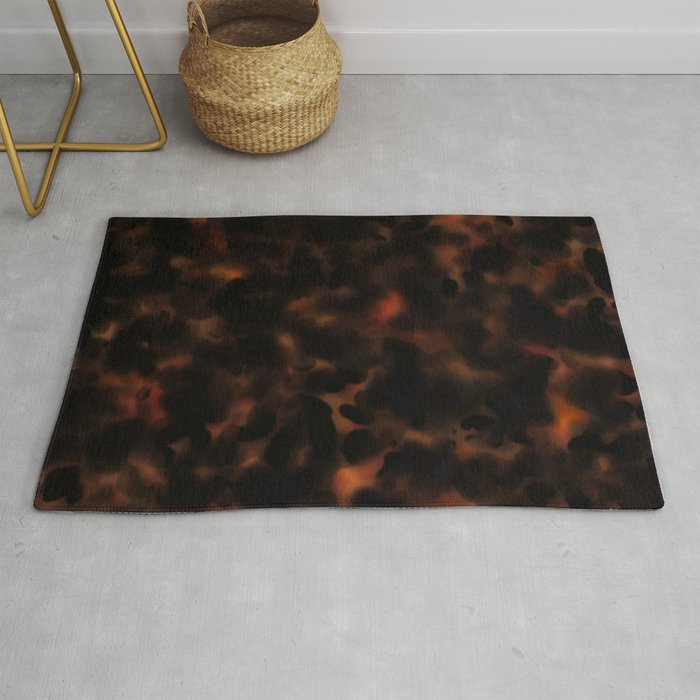 tortoise shell texture Rug Gallery Image 1
