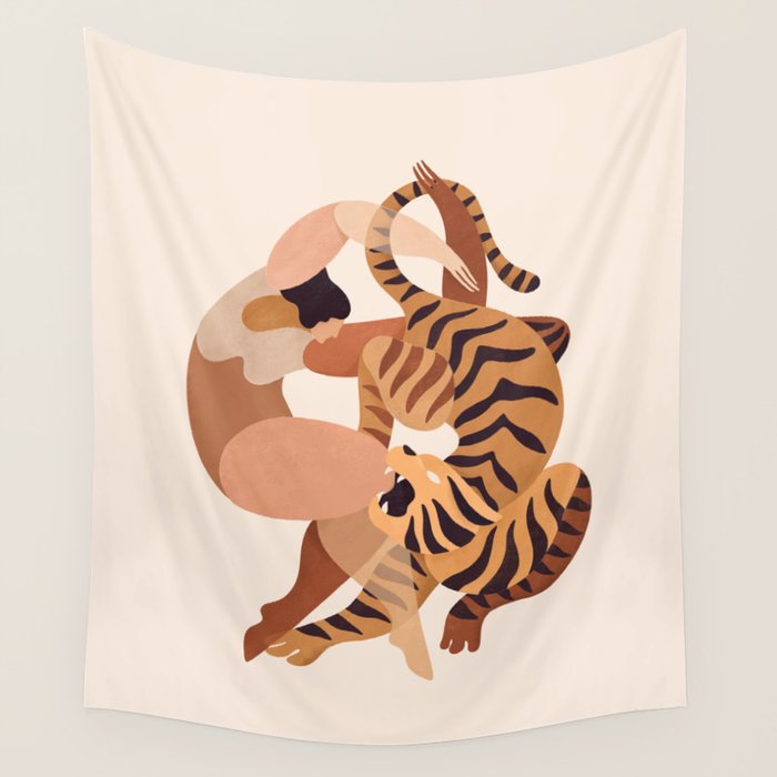 Rise up fearlessly Wall Tapestry Gallery Image 4