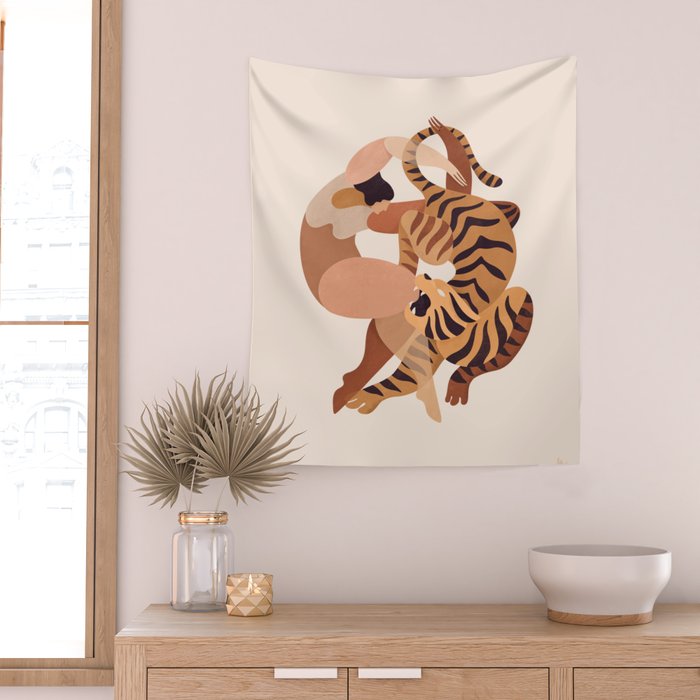 Rise up fearlessly Wall Tapestry Gallery Image 2