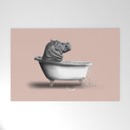 Hippo in Bath Welcome Mat Gallery Image 1
