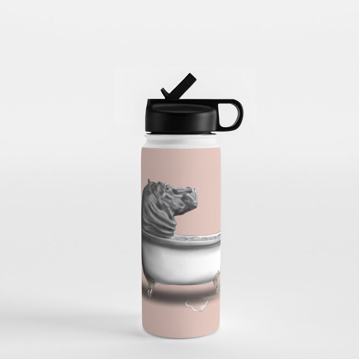Hippo in Bath Water Bottle Gallery Image 1