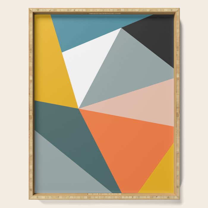 Modern Geometric 33 Serving Tray Gallery Image 1