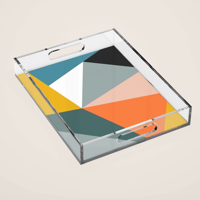 Modern Geometric 33 Acrylic Tray Gallery Image 1