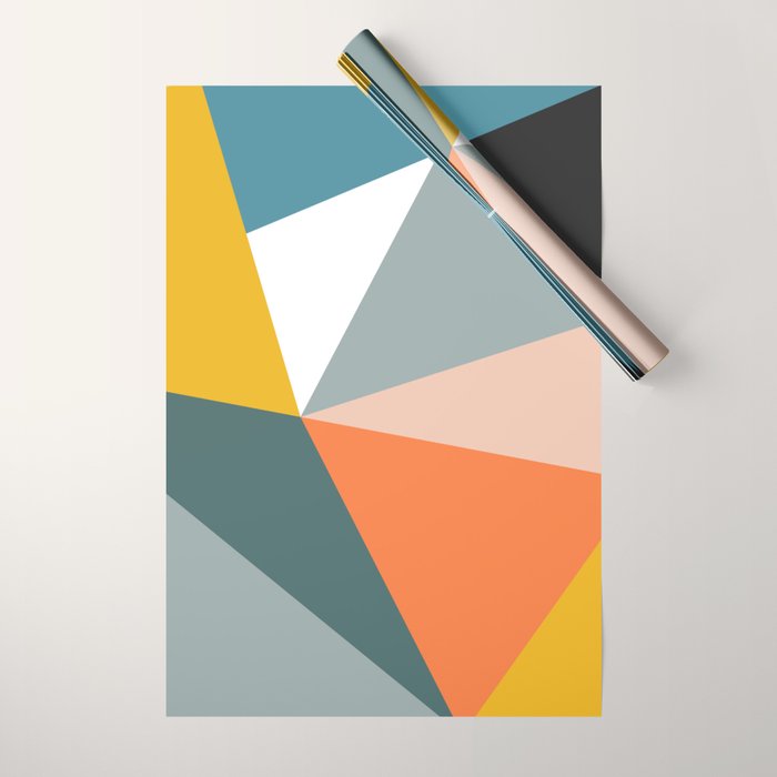 Modern Geometric 33 Wrapping Paper Gallery Image 1