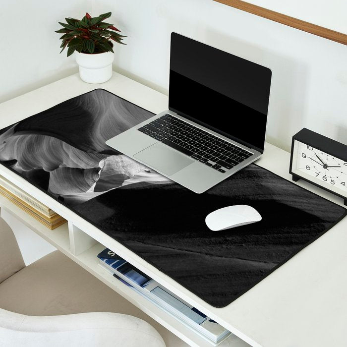 ANTELOPE CANYON XIX / arizona desert Desk Mat Gallery Image 2