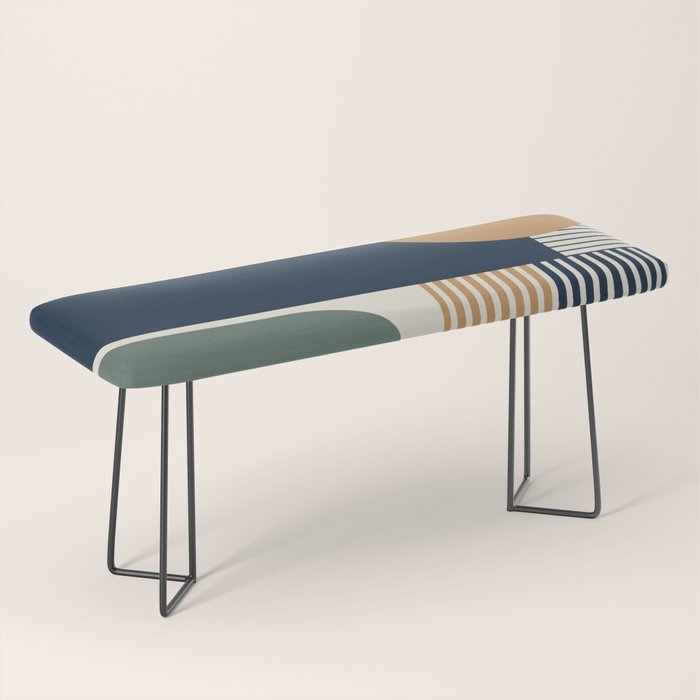 Cool Color Pallette Pattern Bench Gallery Image 1