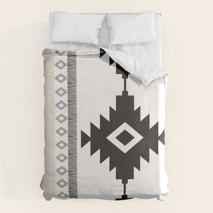 Pueblo in Tan Duvet Cover Gallery Image 1