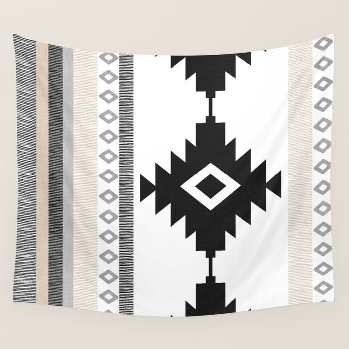 Pueblo in Tan Wall Tapestry Gallery Image 4