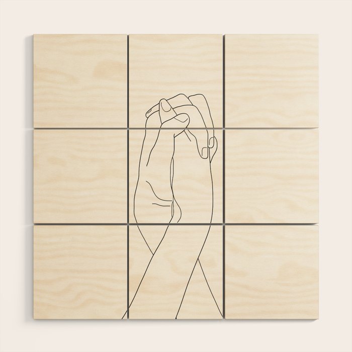 Never Let Me Go II Wood Wall Art Gallery Image 1