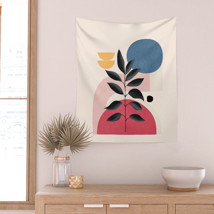 Soft Shapes XIV Wall Tapestry Gallery Image 2