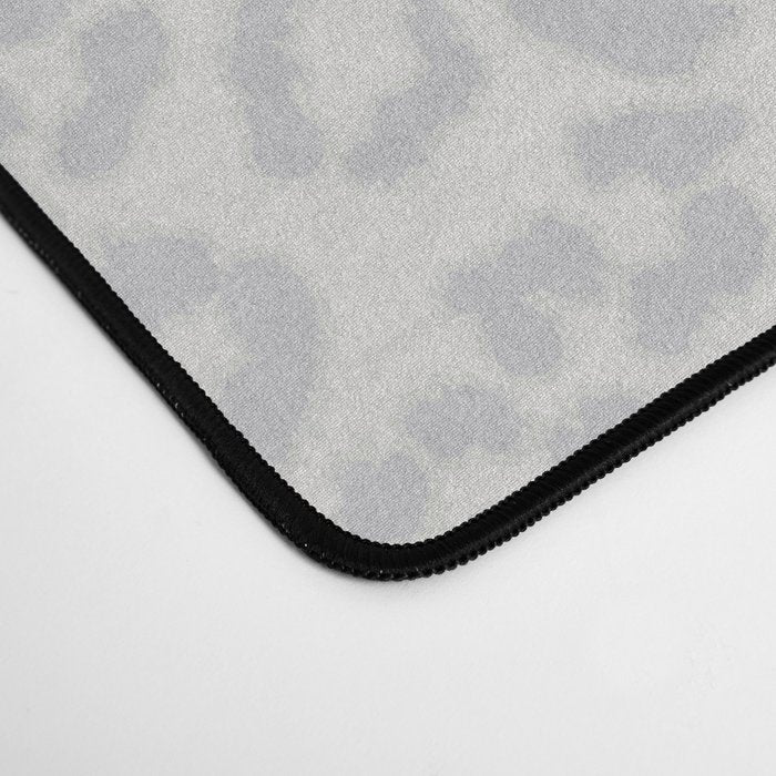 Snow Leopard Print Desk Mat Gallery Image 4