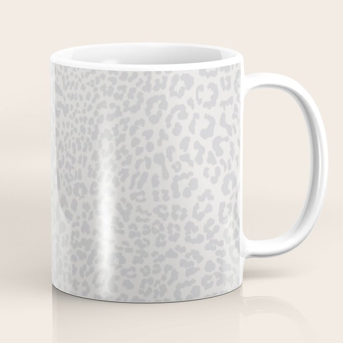 Snow Leopard Print Coffee Mug Gallery Image 1