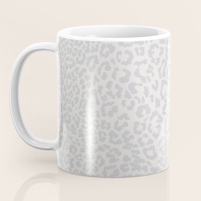 Snow Leopard Print Coffee Mug Gallery Image 3